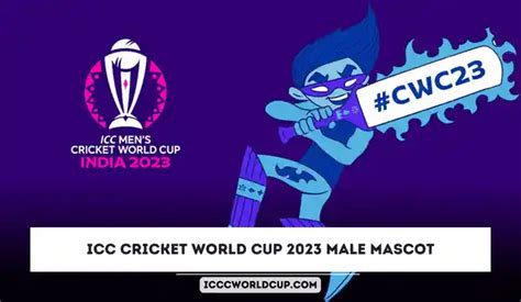 Icc Unveils The Mascots Of Men S Odi Cricket World Cup Icc