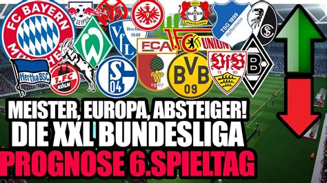 6 SPIELTAG NEUE 1 Bundesliga Prognose 2022 23 ALLE 5 SPIELTAGE