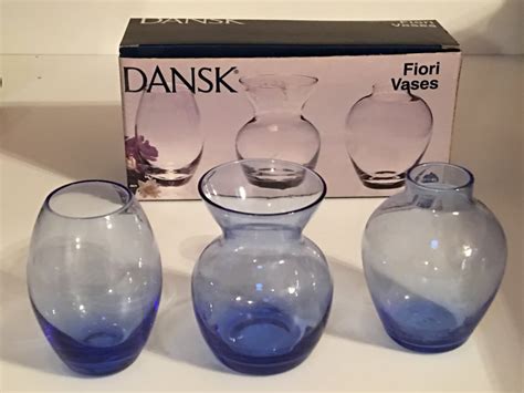 Dansk Fiori Miniature Bud Vases In Original Box By Littlejoesattic