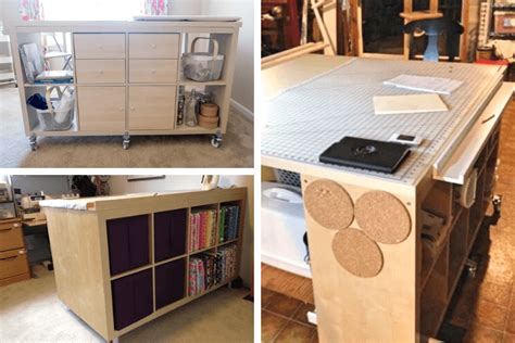 Ways To Hack An Ikea Craft Table With Storage Ikea Hackers