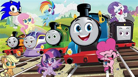 Thomas And Friends All Engines Go And My Little Pony Pony Life Intro