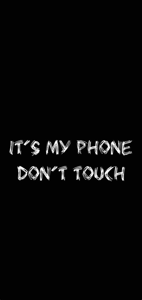 Don't Touch Funny Wallpaper - [1440x3040]