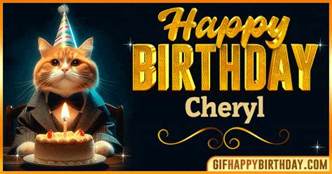 Happy Birthday Cheryl GIF Images