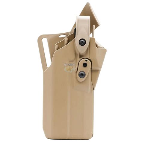 Coldre Safariland FDE Glock OPTIC G17 22 Externo Canhoto 1325664