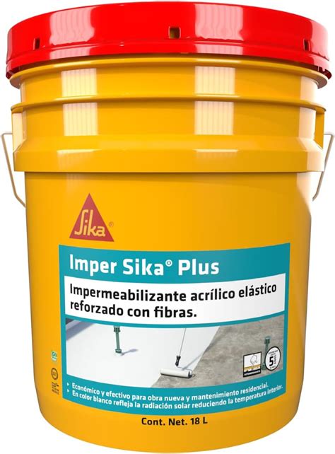 Sika Impermeabilizante acrílico elástico reforzado con fibras