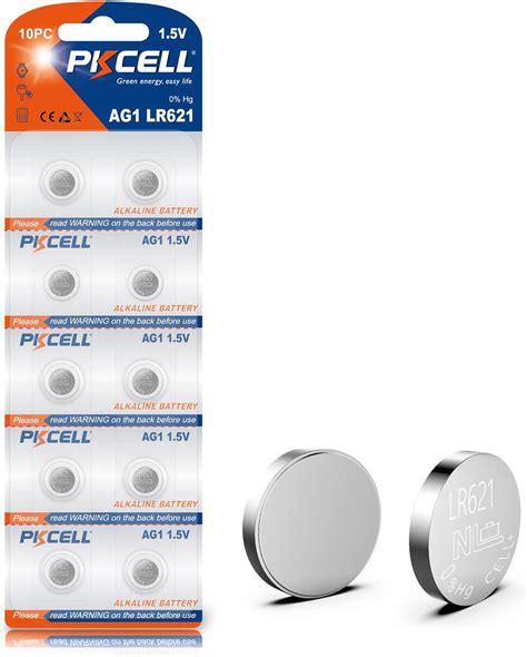 Amazon Cotchear 10pcs AG1 Battery LR621 364 Watch Battery 1 55V