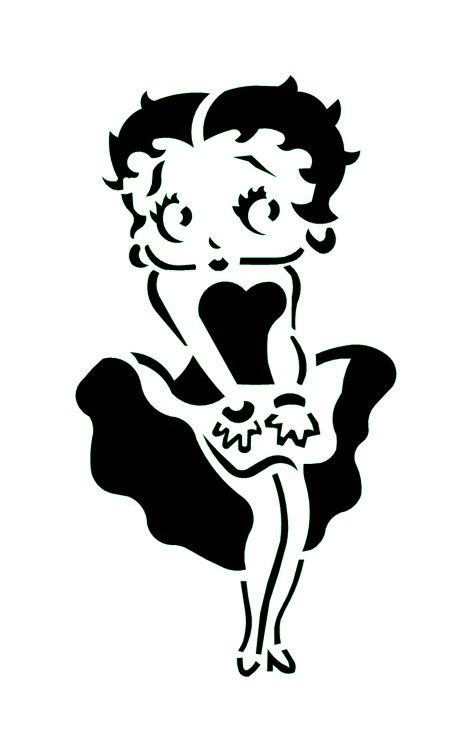 Betty Boop Stencils Printable