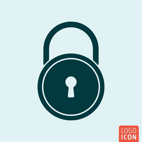 Padlock Icon Isolated 608886 Vector Art At Vecteezy