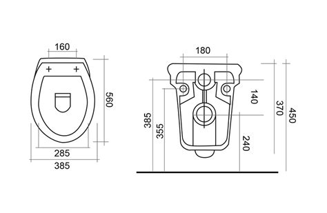 Inodoro Prestowash Basic Suspendido Con Tapa Asiento Presto Equip