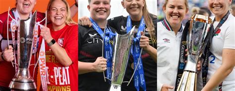 couples de rugby féminins lesbiennes jouant dur et aiment plus fort Gay Pride