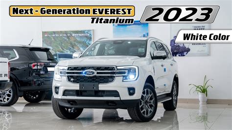 Ford Everest Titanium 2023 White Color Walkaround Video YouTube