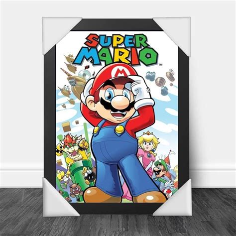 Quadro Decorativo A Super Mario Elo Produtos Especiais