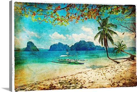 Tropical Beach | Great Big Canvas