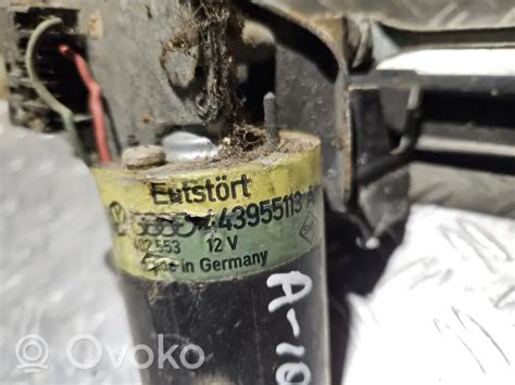 443955113A Audi 100 200 5000 C3 Front Wiper Linkage And Motor 14 99