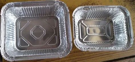 Double Diamond Rectangle 250 Ml Aluminium Foil Container At Rs 1 30