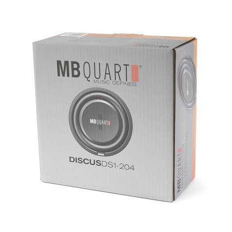 Mb Quart Ds Discus Shallow Mount Subwoofer Black Inch