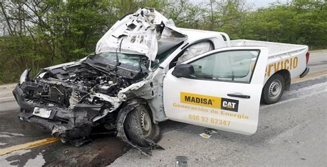 Ocho heridos en choque múltiple sobre la carretera libre Valles