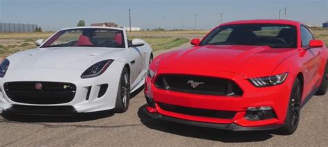 Jaguar F Type R Vs Ford Mustang Gt Performance Mashup Review