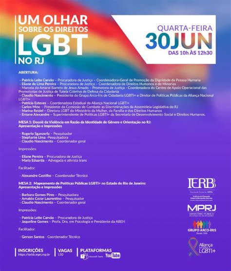 MPRJ realiza seminário sobre direitos LGBTQIA AMPERJ