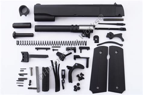 Hooper Gun Works 1911 5″ Full Size Gi Builder’s Kit 45 Acp Ria Slide And Barrel Hooper Gun