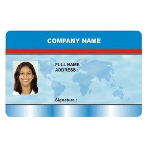 Blue Pvc Id Card Printing Service In Pan India At Piece In