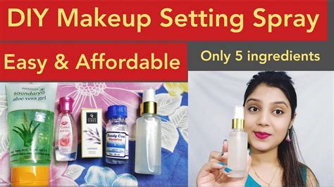 Diy Makeup Setting Spray With Aloe Vera Gel Saubhaya Makeup