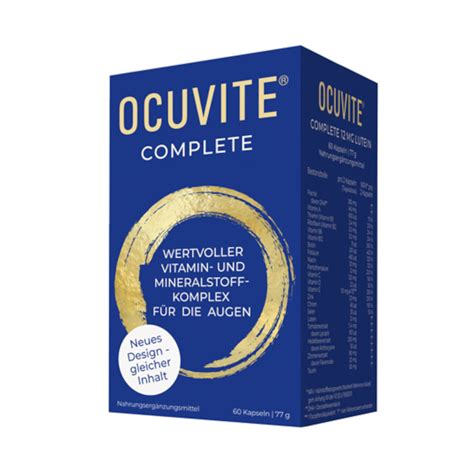 Ocuvite Complete Mg Kapseln St Ck Online Kaufen