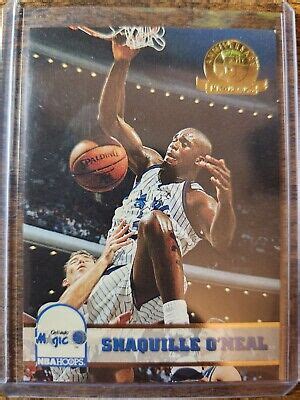 Nba Hoops Shaquille O Neal Th Anniversary Gold Foil Magic