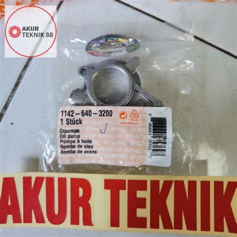 Oil Pump Pompa Oli Senso Stihl Ms Stihl Asli Original Lazada