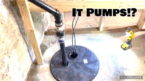 Installing A Sump Pump In A Basement YouTube