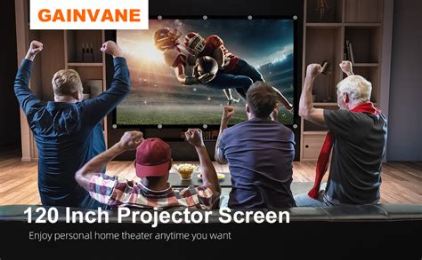 Amazon Projection Screens Gainvane K Hd Rear Front Projector