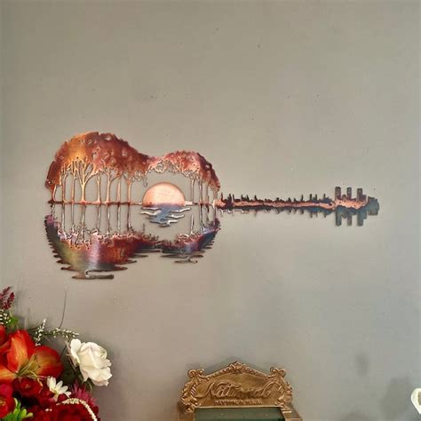 Metal Art Guitar Etsy