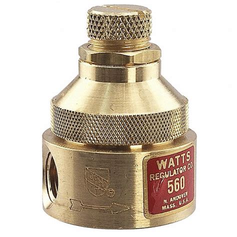 Watts 560 Lead Free Brass Pressure Regulator 26x146 1 8 Lf560 0 125 Grainger