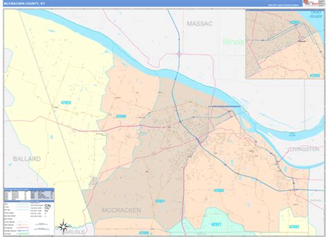 Maps of McCracken County Kentucky - marketmaps.com