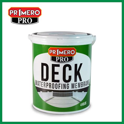 Primero Pro Deck Waterproofing Membrane 4kg Lazada Ph