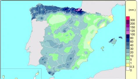 Las Lluvias Acumuladas En Espa A Se Sit An Un Por Debajo De Su Valor