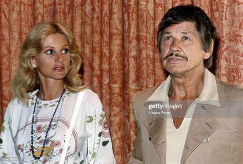 News Photo : Charles Bronson and Jill Ireland circa 1981 in...