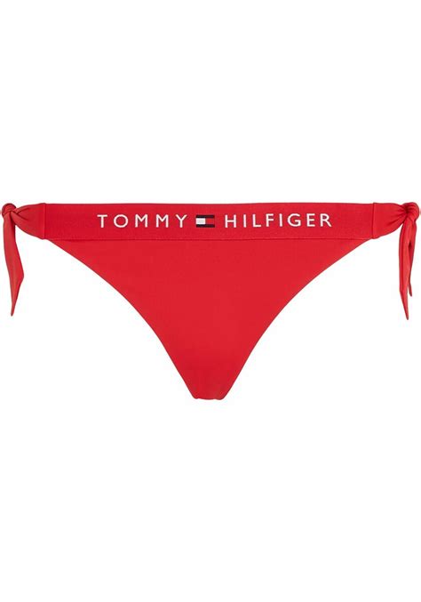 Tommy Hilfiger Swimwear Bikini Hose Th Side Tie Cheeky Bikini Mit Tommy