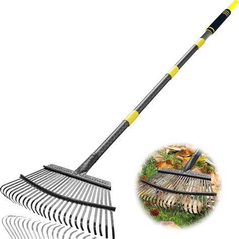 Coopvivi Garden Leaf Rakes 6ft Rakes For Lawns Heavy Duty