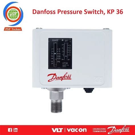 Danfoss Kp36 Pressure Switch At 1100 Danfoss Pressure Switches In