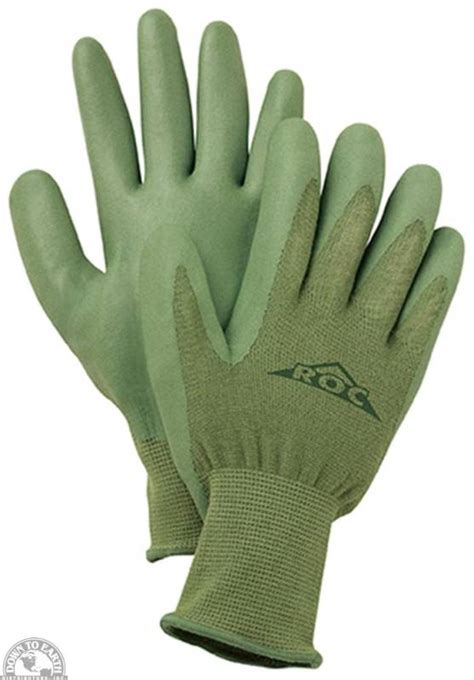 Roc Bamboo Gloves Womens Nitrile Coated Palm Medium