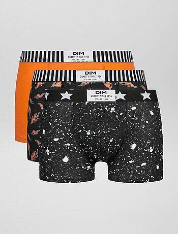 Lot De Boxers Dim Ecodim Pack Noir Kiabi