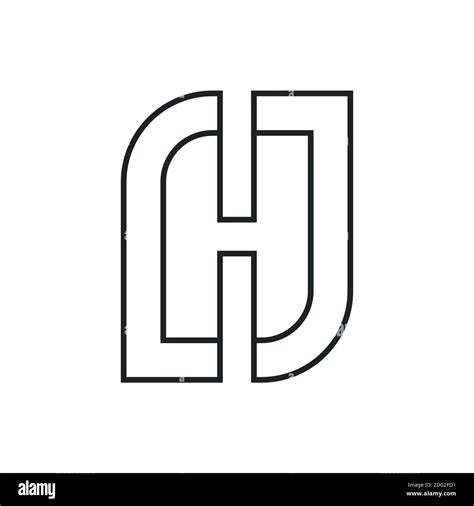 Plantilla De Dise O Vectorial De Logotipo Lh O Logotipo Hl Con La Letra