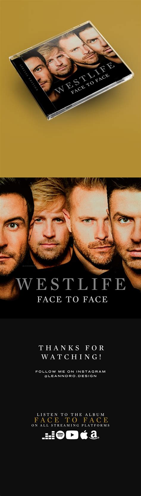 Westlife - Face to Face (Cover Redesign / Fan made) on Behance