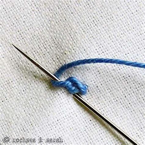 How To Do The Rope Stitch Sarah S Hand Embroidery Tutorials Hand