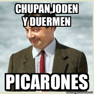 Meme Mr Bean Chupan Joden Y Duermen Picarones