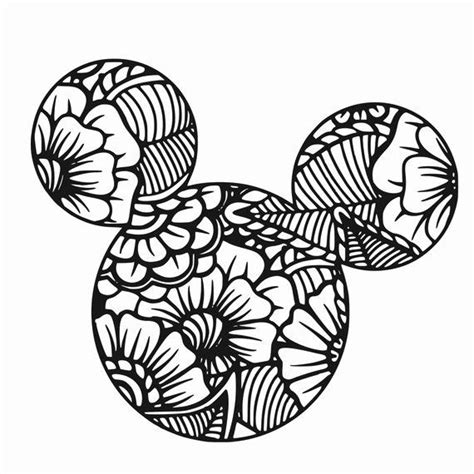 Disney Mandala Coloring Book Elegant Mickey Mouse Colouring Page