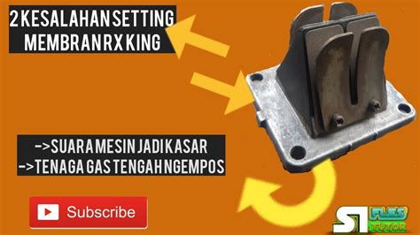 Setting Membran Rx King YouTube