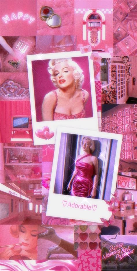 WALLPAPER ARQUÉTIPO MERILYN MONROE Marilyn monroe wallpaper Pink