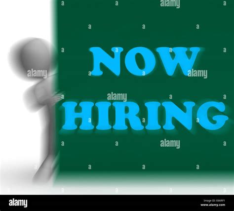 Now Hiring Sign Showing Job Hi Res Stock Photography And Images Alamy